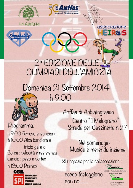 OLIMPIADI DELL'AMICIZIA ABBIATEGRASSO