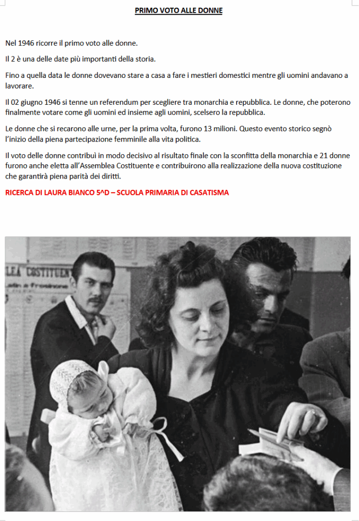5^D IC Casteggio – Scuola Casatisma